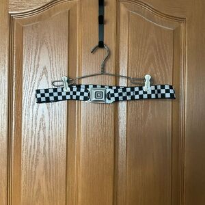 Checkered Black and White Belt